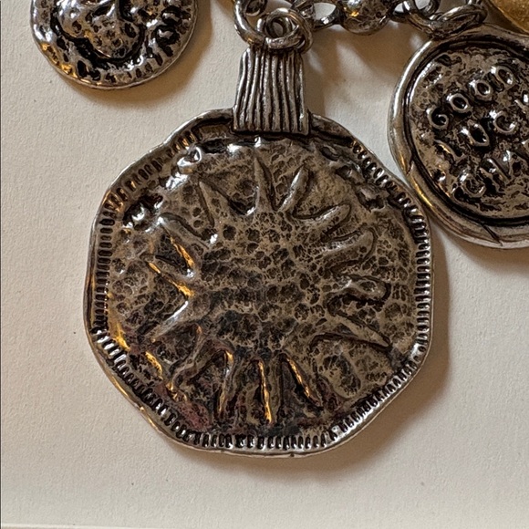 Zara Metallic Charm Necklace - Picture 5 of 8